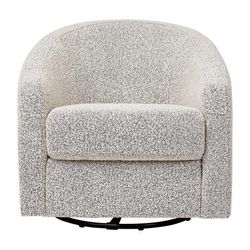 Babyletto Madison Swivel Glider - Black White Boucle