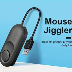 Jitter Usb, Undetectable Mouse Mover Usb Port For Computers, With Switch, Simulates Mouse Movement, Prevents Computer From Going Into Sleep Mode, Plug And Play