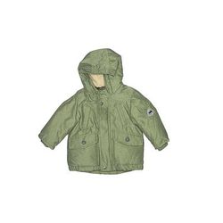 Baby Gap Raincoat: Green Tortoise Jackets & Outerwear - Size 18-24 Month