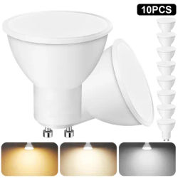 10 pz GU10 E27 E14 MR16 GU5.3 Lampada LED lampadina faretto 5W/7W Bombillas LED Lampada faretto