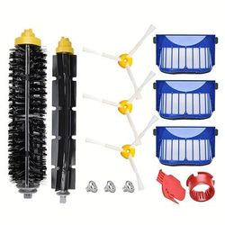 8pcs/set, For Irobot Roomba 675 650 690 600 610 620 625 630 660 Series Accessories Spare Parts Vacuum Cleaner Replacement Kit Bristle Side Brush Hepa Filter