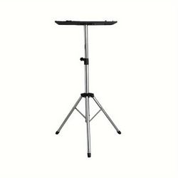 1pc Stainless Projector Stand Tripod With Tray From 23.6"to 51.8", Adjustable Laptop Tripod Stand With Goose Neck For Speaker, Phone Holder, Laptop Floor Stand For Office, Home, Stage, Studio