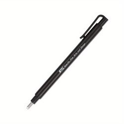 TEMU A Pencil With Head And A Round Head, An Pen Type, An Automatic Eraser, A Sketch Highlight Eraser, A Golden Pen Holder, Art Supplies For Students Without Leaving Any Or Marks On .