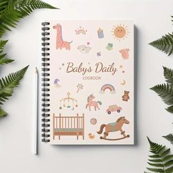 TEMU 1pc, Gift For New Mothers, Suitable For Parents To Record Care Plans, Feeding Diary, Track And Monitor Care, Sleep, Feeding, Diapers, Milk Suction, 40 Sheets Of 80 Pages, Size A5 5.8 X 8.2 Inches
