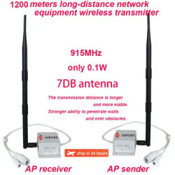 New 7DB 1000 Meters Long Distance Wireless AP 1080P 5MP STA Transmitter Receiver Plug and play PTZ IP Camera Ethernet Equipmen