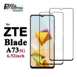 Screen Protector For ZTE Blade A73 5G, Tempered Glass HD Crystal 9H High Aluminum Anti Scratch Case