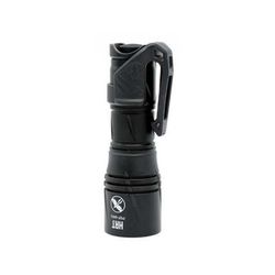 HRT Tactical Gear AWLS Handheld EDC LED Flashlight Li-Ion Battery 1600 Lumens Black HRT-HHAWLS-35-LT