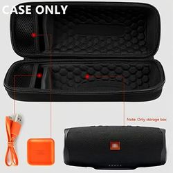 Hard Travel Case For Charge 4/ Charge 5 Waterproof Speaker. Carrying Storage Bag Fits Charger And Usb Cable (case Only)