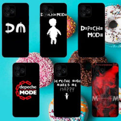 Coque de téléphone avec bande D-Depeches Modes coque pour iPhone 8 11 12 13 14 15 Mini X