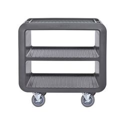 Cambro SC230S131 37 1/2" Beverage Service Cart, 22"D x 37 1/4" H, Dark Brown