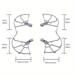 TEMU Propeller Protector Quick Release Blade And Protective Cover Lightweight Propeller For 4 Pro Drone Accessories