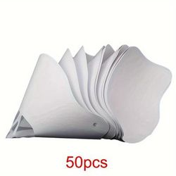 TEMU Paint Filter Paper 10x19cm Car Spray Painting Net Paper Filter Funnel Disposable Filter Funnel