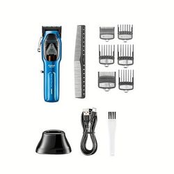 's New Usb Fast Charging Adjustable Blade Electric Shaver, Cross-border Charging Base Push Clipper Hair Trimmer