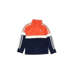 Adidas Track Jacket: Orange Stripes Jackets & Outerwear - Kids Boy's Size 5