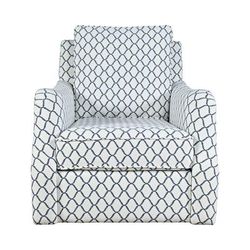 Kennedy Carter Contemporary Upholstered Pattern Swivel Accent Chair - Jofran KENNEDY-SW-WN
