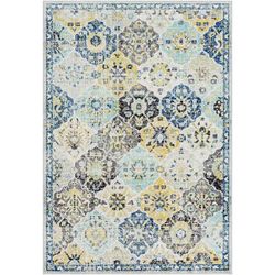 Tappeto Vintage Orientale Multicolore/Blu 160x220