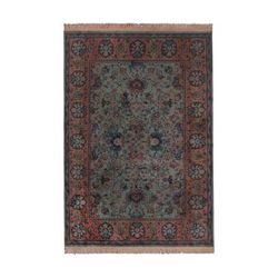 Tappeto in tessuto verde 200x300 cm