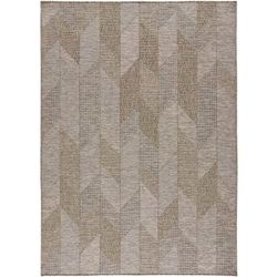 Tappeto esterno beige/grigio taupe 126x190 cm
