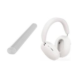 Sonos Ace Wireless Noise-Canceling Over-Ear Headphones Kit with Arc Soundbar (Whi ACEG1US1