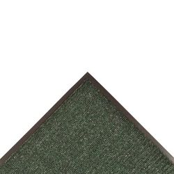 NoTrax 109R0048GN Brush Step Entrance Scraper Floor Mat, 4' x 60', 3/8" Thick, Hunter Green