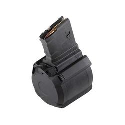 Magpul Industries PMAG GEN M3 AR-10/M110/SR25 Drum Rifle Magazine .308 Win/7.62x51mm NATO 50 Round Black 1 Pack Polymer MGMPI993BLK-50RD