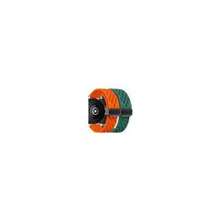 Pack 2x Bracelets Snapflow Pour Garmin Vivomove Trend Orange Et Vert