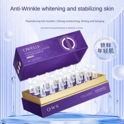 Collagen Ceramide Serum Repair Firm Smooth Essence Hyaluronic Acid Anti Wrinkle Aging Whitening Dark Spot Skin Care 30pcs/set