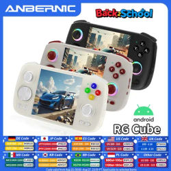 ANBERNIC RG Cube Handheld Game Console 3.95'' IPS Multi-touch Screen T820 Android 13 RGB Joystick 5200mAh Video Gaming Consoles