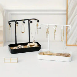 1pc Jewelry Rack Necklace Jewelry Storage Rack Household Dressing Hair Band Earrings Hair Accessories Display Rack AestheticRoom