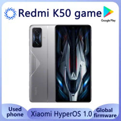Xiaomi Redmi k50 Gaming 5G smartphone hyperOS 1.0 Cellphone face recognition Snapdragon8 Gen1 full screen used phone