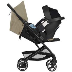 Cybex Beezy + Aton 2 Travel System Bundle - Classic Beige / Deep Black