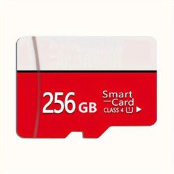 256gb High-speed Micro Sd Card 128gb - Break Resistant, Water-resistant, Available In - Ideal For Tablet, Camera, Phone, 4k Hd Psp Game, Monitor, Car Pc, Speaker - Durable Tf/sd Storage Card