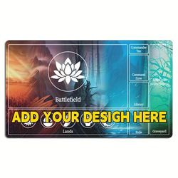 TEMU Custom Play Mat, Mtg Tcg Play Mat Table Mats Rules Play Mat Compatible For Trading Card Game, Diy Mtg Play Mat