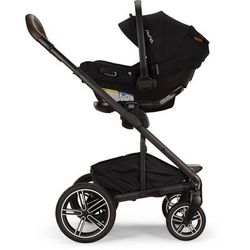 Nuna MIXX Next with Magnetic Buckle + PIPA Aire RX Travel System Bundle - Biscotti / Caviar