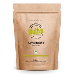Biotiva Ashwagandha in polvere biologica 100 g