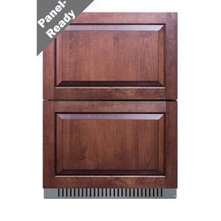 Summit ADRD241CSS 23 3/8" W Undercounter Refrigerator w/ 1 Section & 1 Drawers, 115v, Silver