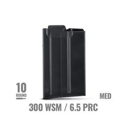 MDT 301 WSM/6.5 PRC 10 Round Rifle Magazine Black 104734-BLK-10RD