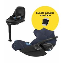 Cloud G Lux SensorSafe Comfort Extend Reclining Infant Car Seat + Sunshade Bundle
