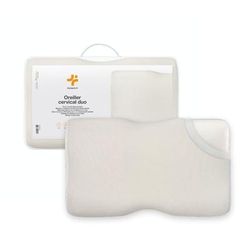 INPHYSIO Cuscino Cervicale DUO, Due Altezze, Memory Foam Premium 1 St