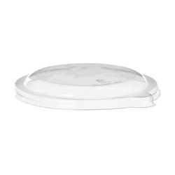 Vegware BG-BL6LID Flat Lid for 6 oz Coupe Bowls - PLA, Clear, Case of 600