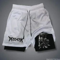 2025 Basketball Shorts Shorts Running Anime Men's Gym Sports Quick-drying Training Exercise Fitness Jogging Mobile Phone Pants