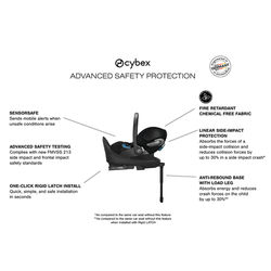 Cybex Cloud T SensorSafe Infant Car Seat - Sepia Black