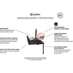 Cybex Cloud T SensorSafe Infant Car Seat - Peach Pink