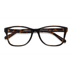 Unisex s horn Black Tortoise Acetate Prescription eyeglasses - Eyebuydirect s Coach HC6129