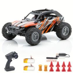 TEMU 1:32 Scale Remote Control Car, Top Speed 20km/h, 2.4ghz High Speed All Terrain Off-road Electric Toy Car With Led Lights Ideal Gift For Boys And Girls, Christmas Gift!