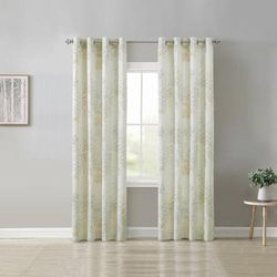 Wide Width Lana Light Filtering Grommet Curtain Panel by Habitat™ in Ivory (Size 50" W 63" L)