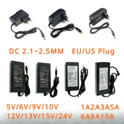 AC DC 220V Adapter Charger 5V 6V 9V 10V 12V 24V 1A 2A 3A 5A 6A 8A 10A Universal Power Adapter Plug For LED Light