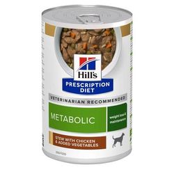 48x354g Chicken & Vegetables Stew Metabolic Prescription Diet Hill's Wet Dog Food