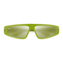 Unisex s geometric Apple Green Eco Friendly,Plastic Prescription sunglasses - Eyebuydirect s Ray-Ban RB4432 Izaz