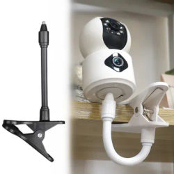 Supporto per montaggio a clip per telecamera di monitoraggio Xiaomi Supporto per telecamera per baby monitor domestico Kit di montaggio flessibile a torsione fissa alla culla Nuovo
